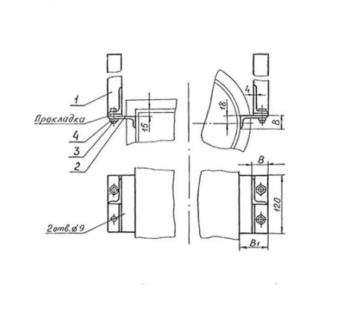Подвески судовых трубопроводов Тип 4 в Борисове