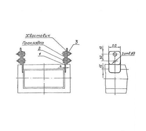 Подвески судовых трубопроводов Тип 3 в Борисове