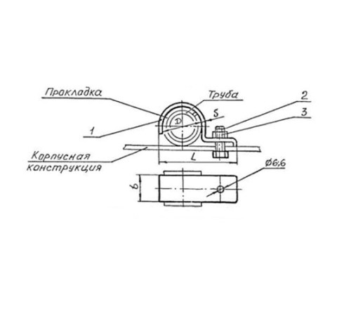 Подвески судовых трубопроводов Тип 6 в Борисове