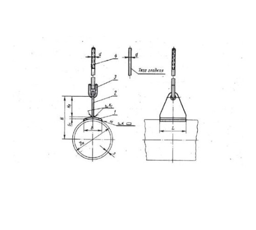 Блоки приварные с накладкой подвесок трубопроводов в Борисове