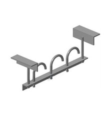 Крепления трубопроводов к плитам перекрытия