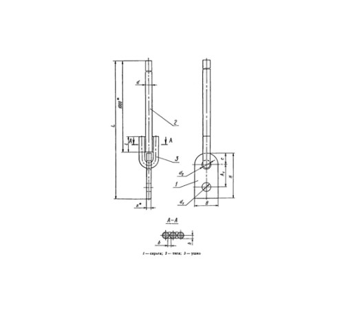 Тяги с серьгой для подвесок трубопроводов в Борисове