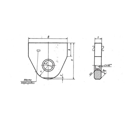 Проушины подвесок стальных трубопроводов в Борисове