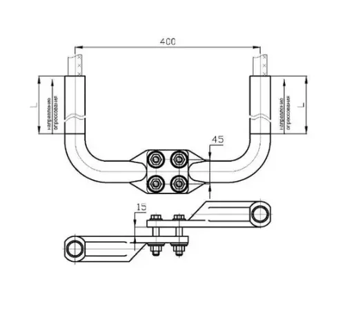 Аппаратные зажимы типа 2А4А в Борисове для ЛЭП