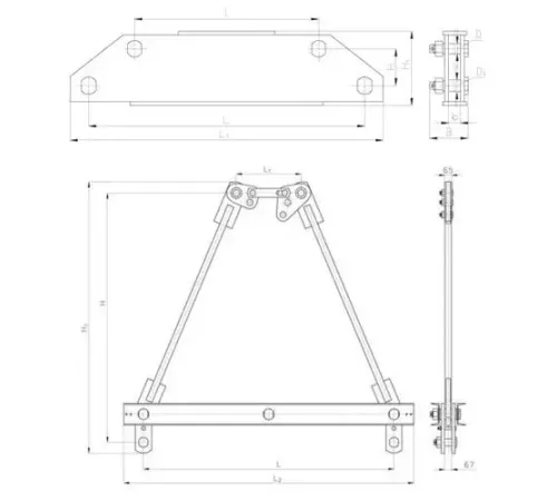 Коромысла типа 2КД2 в Борисове для воздушных ЛЭП