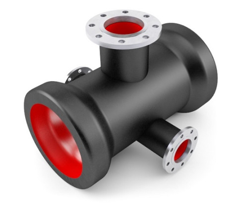 Кресты чугунные фланец-раструб с пожарной подставкой в Борисове