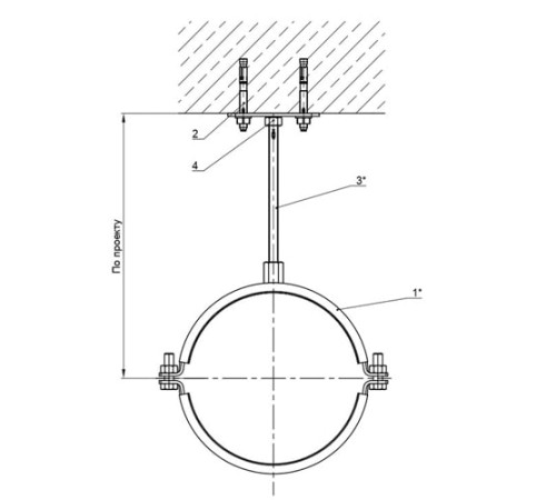 Крепления трубопроводов к перекрытию в Борисове для юрлиц