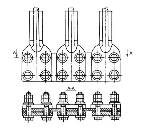 Аппаратные зажимы типа 3А4А в Борисове для ЛЭП