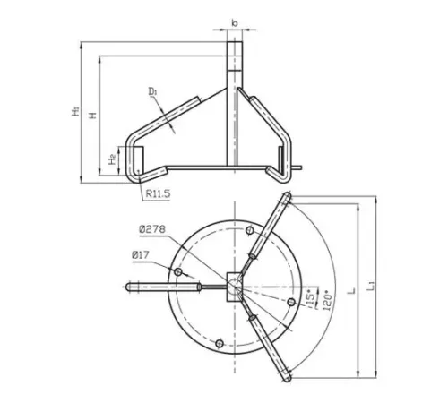 Коромысла лучевые типа КУ для ЛЭП в Борисове