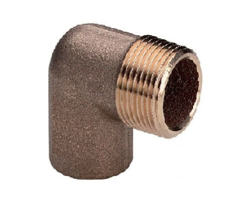 Медные угловые переходы с наружной резьбой в Борисове