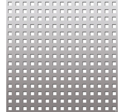 Перфорированные листы Qg с квадратными отверстиями 1х2м в Борисове