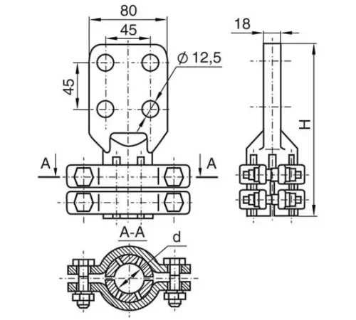 Аппаратные зажимы АШМ в Борисове для ЛЭП