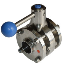 Дисковый межфланцевый кран