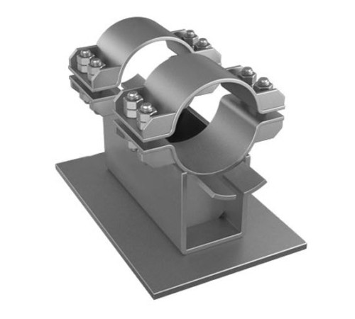 Хомутовые направляющие опоры для труб в Борисове