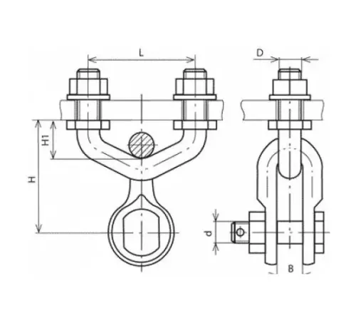 Узлы крепления типа КГП для ЛЭП в Борисове