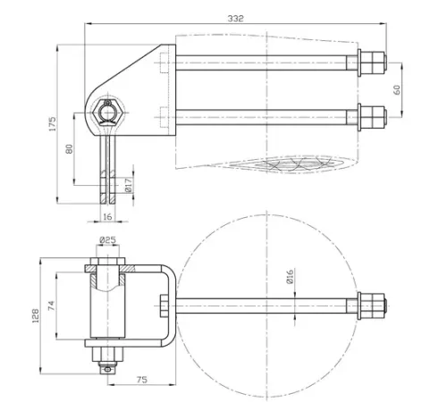 Узлы крепления КГТ-7-1 в Борисове для ЛЭП