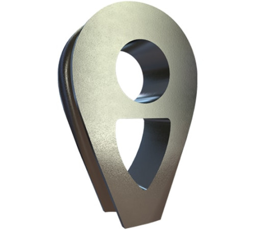 Коуши DIN 3091 стальные в Борисове для канатов