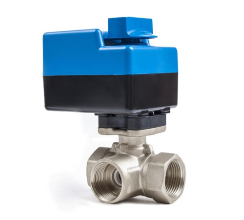 Трехходовые шаровые муфтовые краны с приводом в Борисове