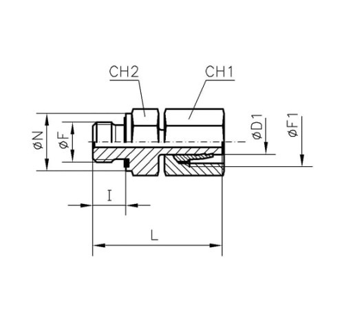 Штуцеры ввертные с уплотнением TN126 GG-M в Борисове