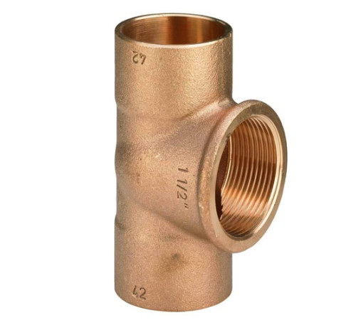 Медные резьбовые тройники в Борисове для трубопроводов