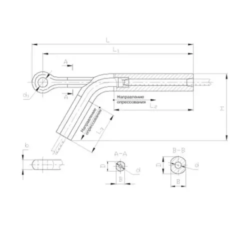 Натяжные прессуемые зажимы НАС в Борисове для ЛЭП