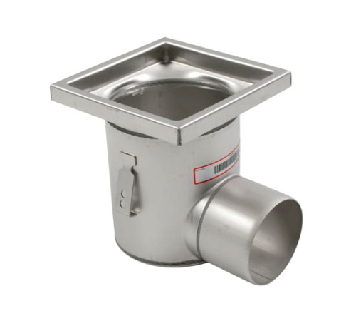 Нержавеющие круглые трапы с горизонтальным выпуском в Борисове