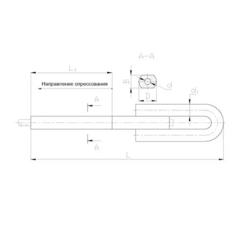 Натяжные прессуемые зажимы типа НС в Борисове