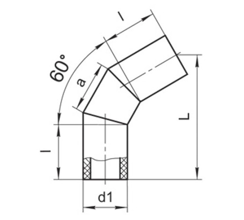 Оболочки на теплоизоляционные отводы 60° в Борисове