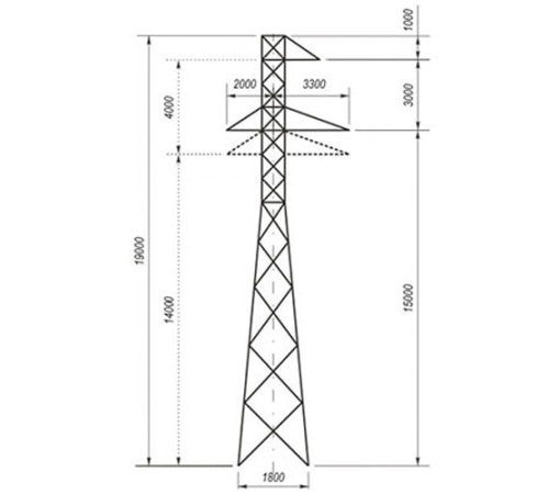 Переходные опоры ЛЭП в Борисове и Беларуси