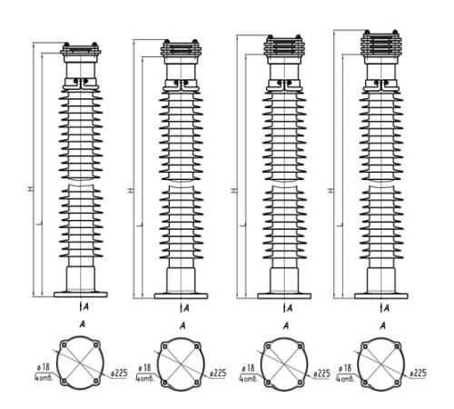 Шинные опоры ШО 110-132 кВ в Борисове для юрлиц