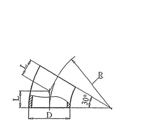 Теплоизоляционные отводы 30 градусов в Борисове