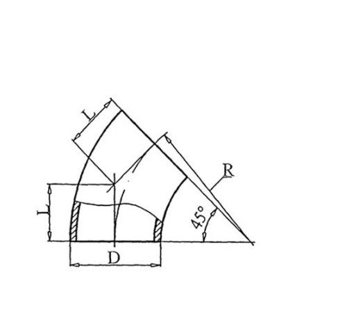 Теплоизоляционные отводы 45 градусов в Борисове