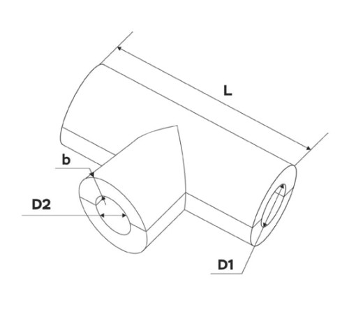 Теплоизоляционные равнопроходные тройки в Борисове