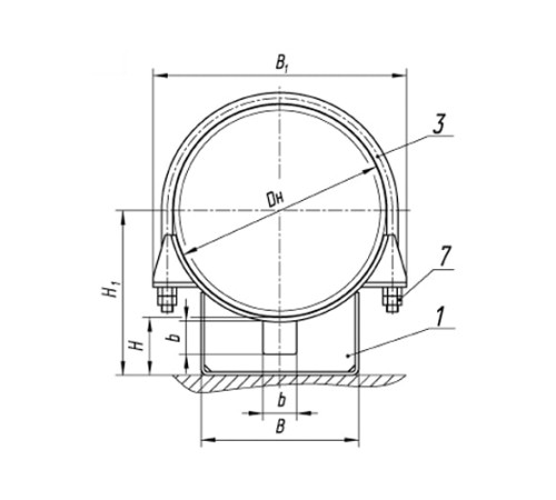 Опоры ТПР.05.29.00.000 для трубопроводов в Борисове