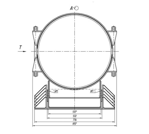 Опоры ТПР.08.13.00.000 в Борисове для трубопроводов