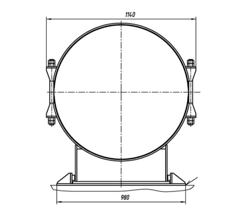 Опоры ТПР.14.05.00.000 в Борисове для трубопроводов