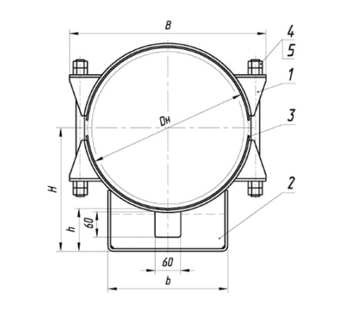Опоры ТПР.14.45.00.000 в Борисове для трубопроводов