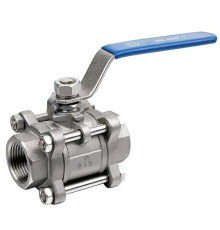 Трехкамерный кран шаровый резьба-резьба