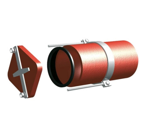 Безраструбные заглушки с прижимными скобами в Борисове